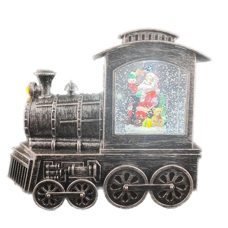 SHATCHI 18cm Musical Water Lantern Train - Battery & USB