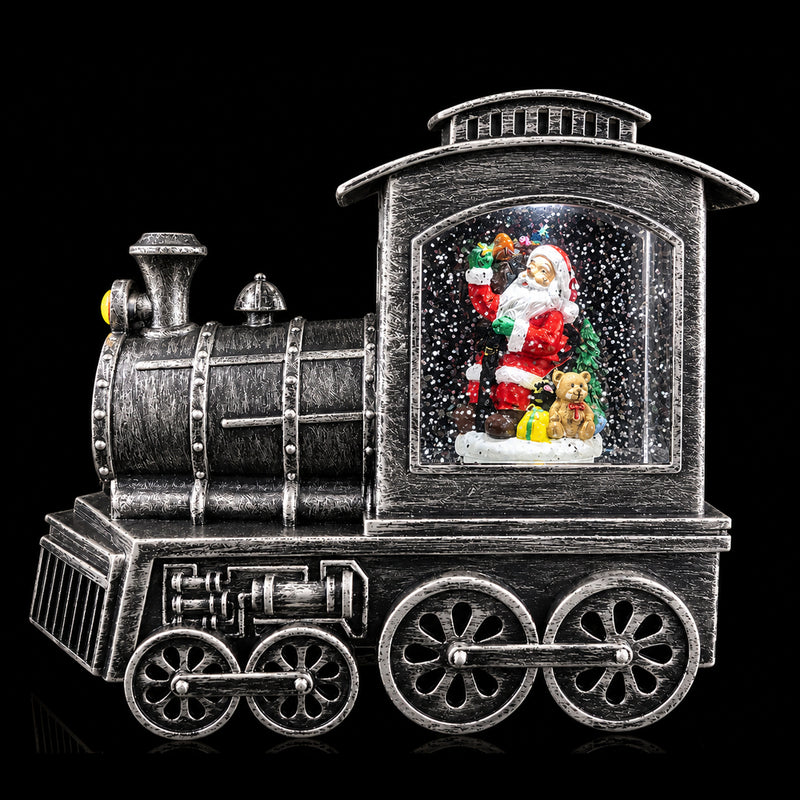SHATCHI 18cm Musical Water Lantern Train - Battery & USB