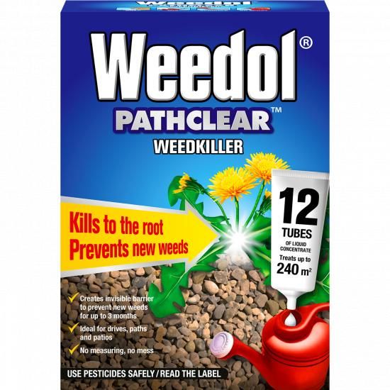 Weedol Pathclear Weedkiller Liquid Concentrate 12 Tubes