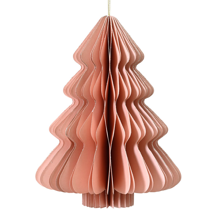 Kaemingk Pink Paper Magnet Tree (40cm)