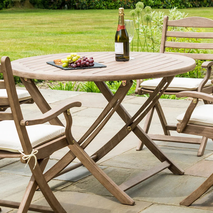 Alexander Rose Sherwood Folding Carver 4 Seater Set £749