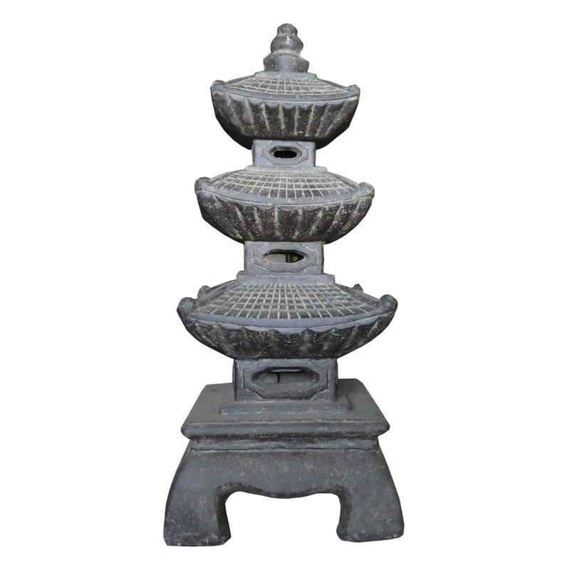 Garden Lantern 126cm Cast Stone