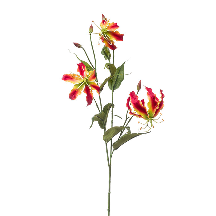 Emerald Gloriosa Spray Beauty/Yellow 90cm