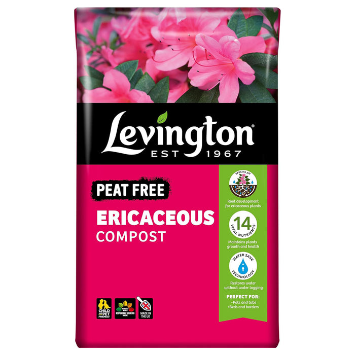 Levington Peat-Free Ericaceous Compost 50Ltr