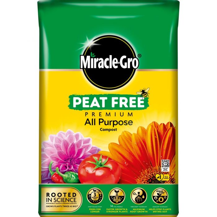 Miracle-Gro Peat Free Premium All Purpose Compost 20Ltr