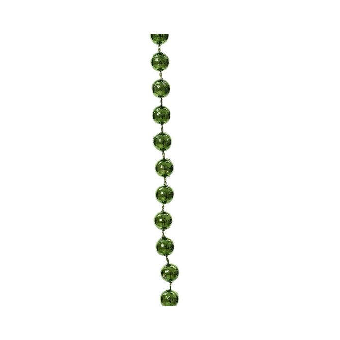 Kaemingk Bead Garland –  Shiny Pine Green (Dia.0.8Cm X L.1000Cm)