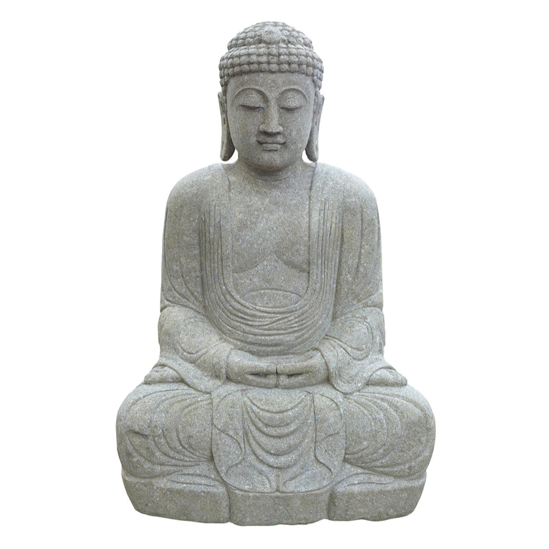 Buddha Sitting Japanese Natural Basanite Stone 150cm