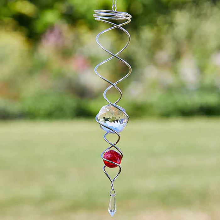 Smart Garden InSpinners Red Spinning Double Helix 41 cm