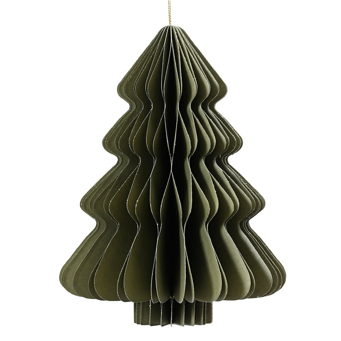 Kaemingk Green Paper Magnet Tree (40cm)