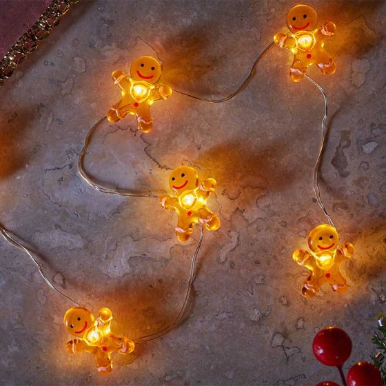 Smart Garden Gingerbread String Lights - Set Of 20