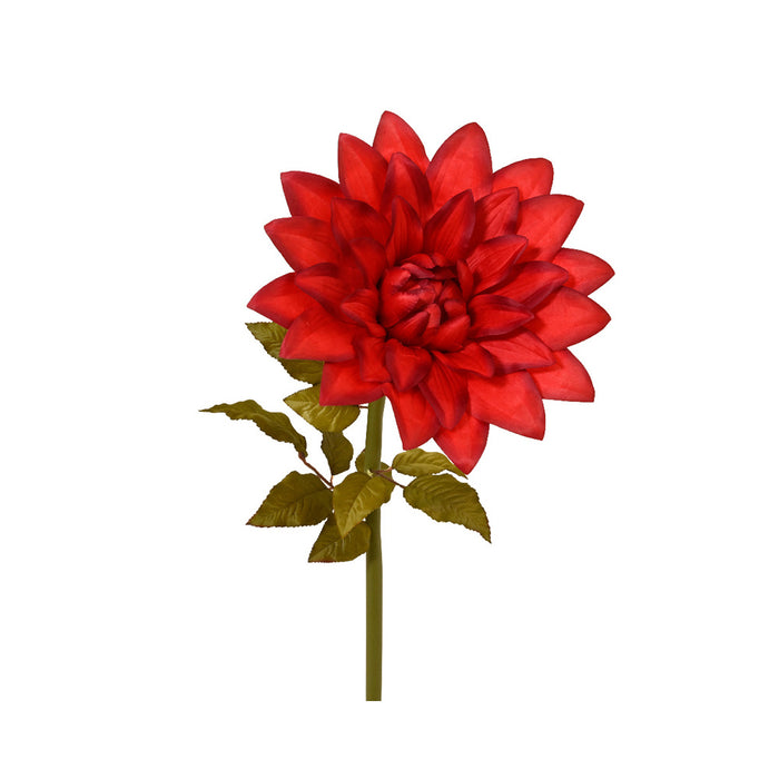 Kaemingk Dahlia On Stem Red (Dia.38Cm X W.38Cm X H.115Cm)