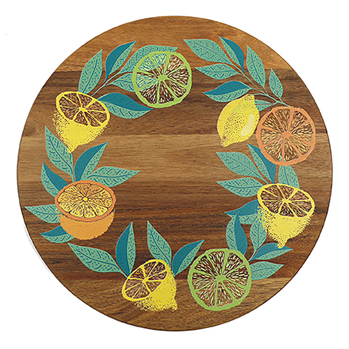 Sifcon 35Cm Citrus Printed Lazy Susan