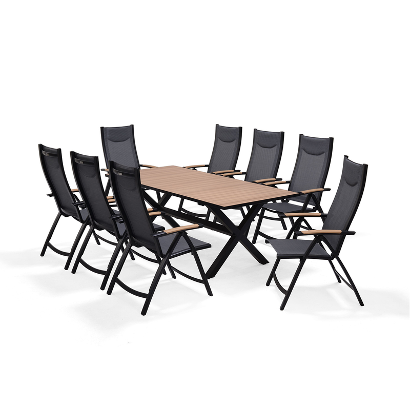 LifestyleGarden Panama 8 Seater Reclining Set - EX DISPLAY