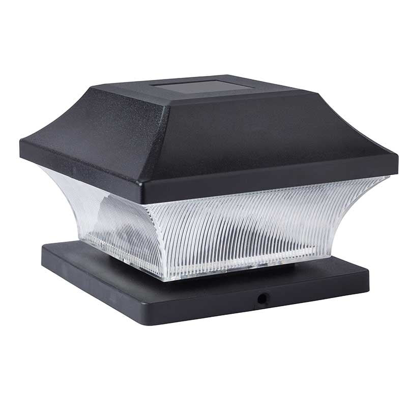 Super Bright Post Light Black 4-Pk 3L