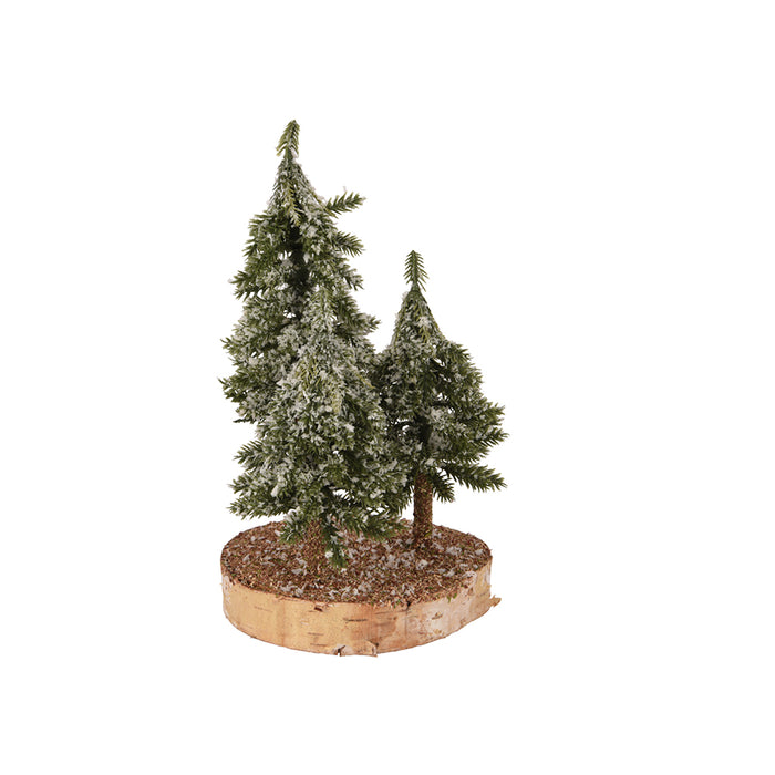 Kaemingk Indoor Snowy Table Decoration (Dia.13Cm X H.23Cm)