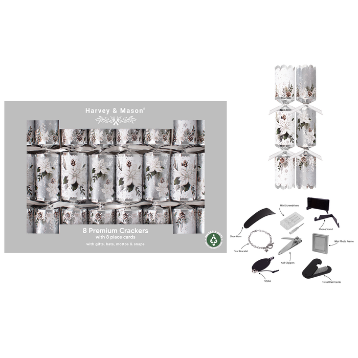 RSW 8 Premium Winter Floral 12.5" Crackers