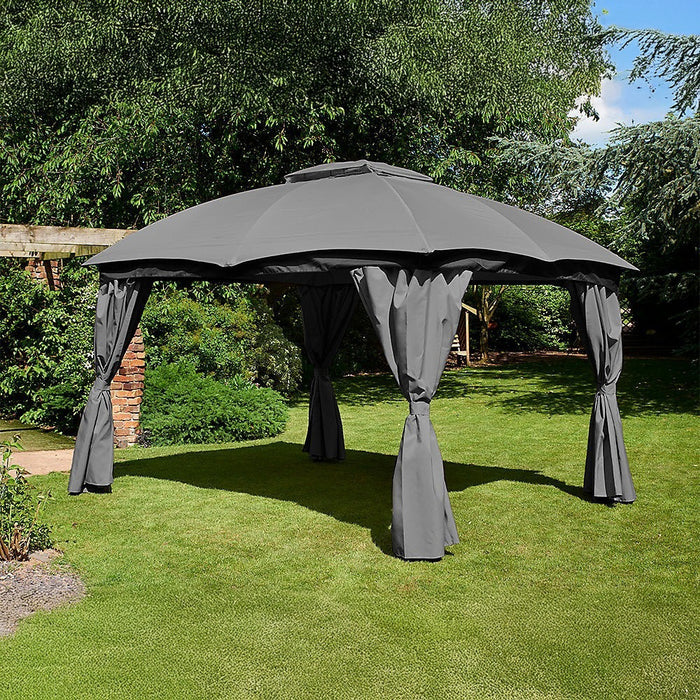 Glendale Rio Gazebo 3x3.65m Grey