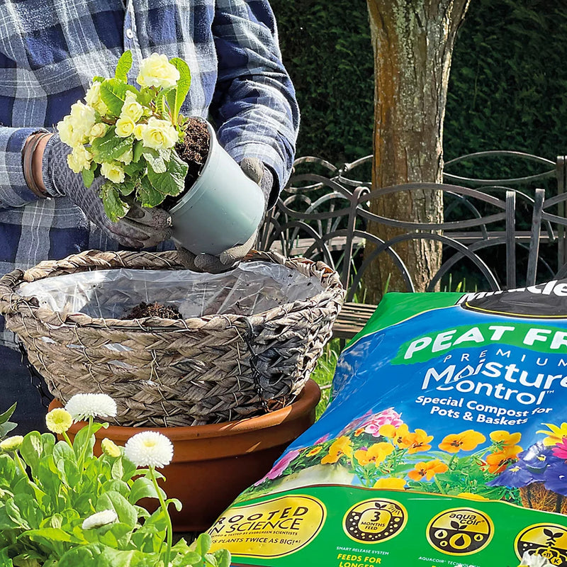 Miracle-Gro Moisture Control Peat Free Compost 40Ltr