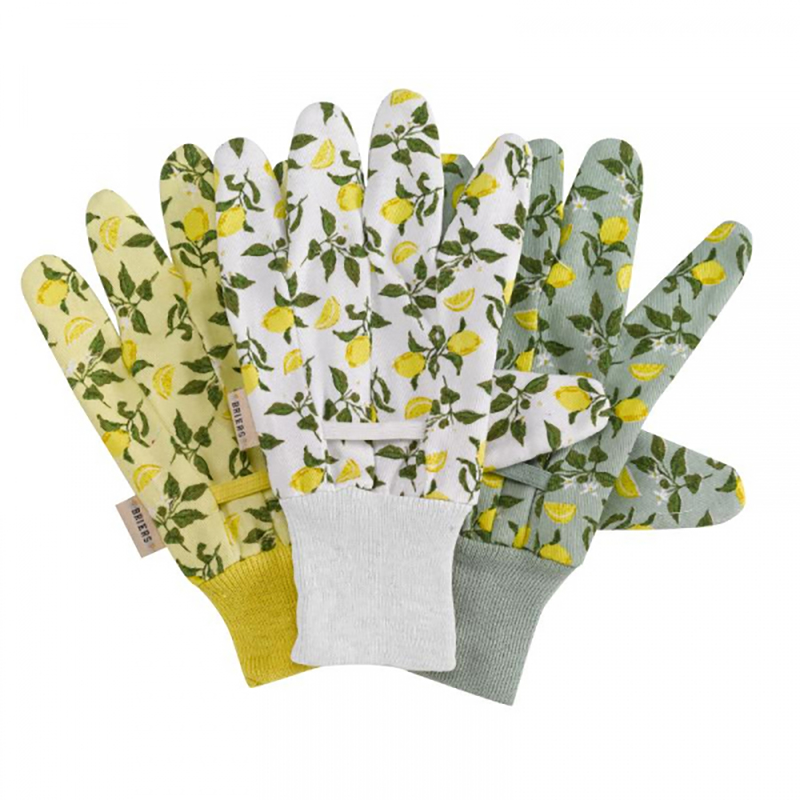 Briers Cotton Grips - Sicilian Lemon Triple Pack Med / Size 8