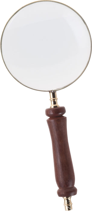 Koopman Magnifier Brass With Wooden Handle
