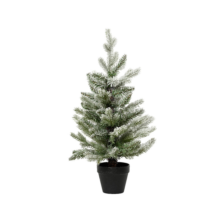 Kaemingk Snowy Allison Mini Tree Indoor (Dia.30Cm X H.45Cm)