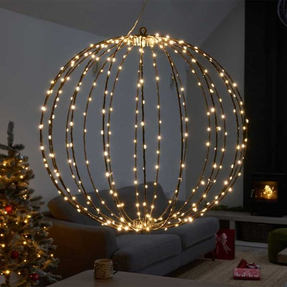 Smart Garden 360 Led Twinkle Orb, Warm White 50Cm, Lv