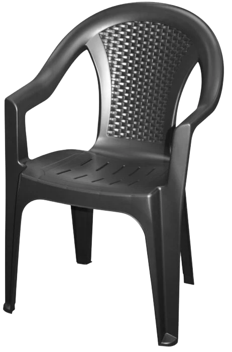 Koopman Ischia PP Stacking Black Matt Chair