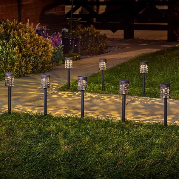 Smart Solar Biba Stake Light 8pc carry pack