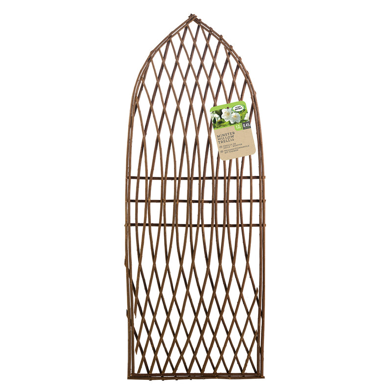 Smart Garden Extra Strong Framed Willow Trellis - Gothic 1.8 x 0.60m