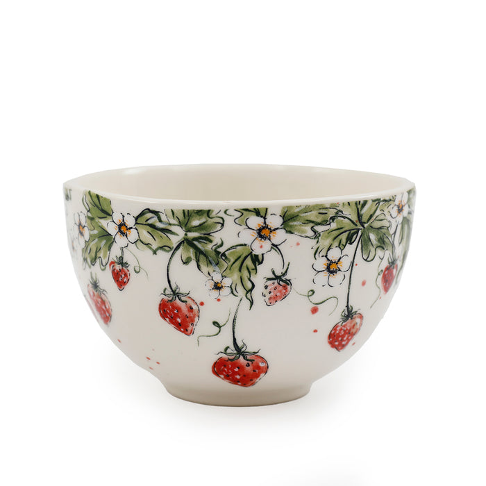 Sifcon 10X6.5Cm Sberry Print Bowl