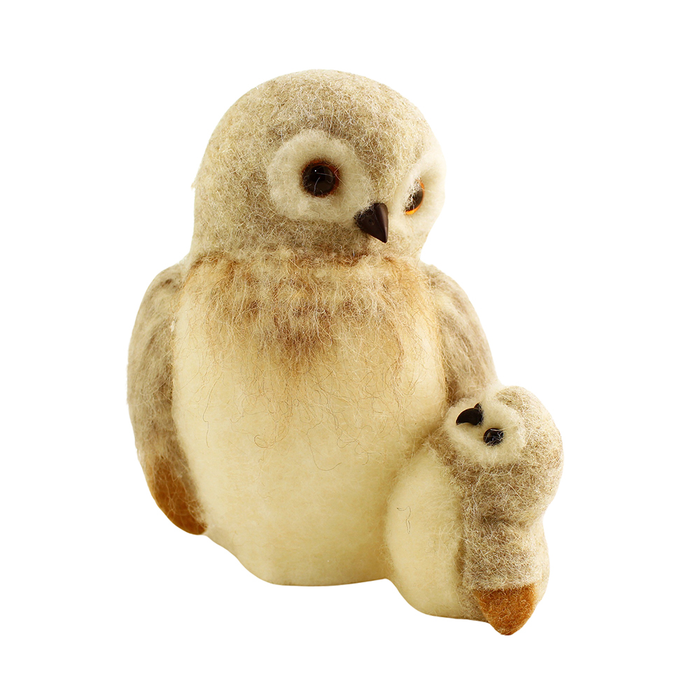 Sage Décor  Felt Owl Family 16Cm