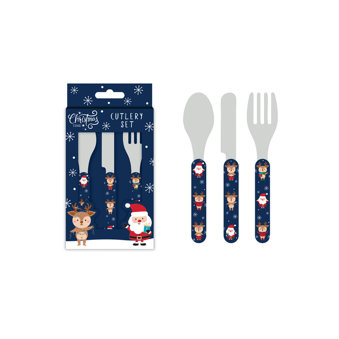 RSW Santa & Friends Kids Cutlery Set