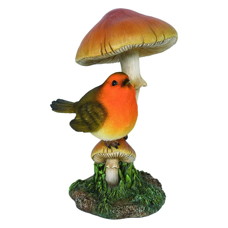 Vivid Arts Robin on Toadstool