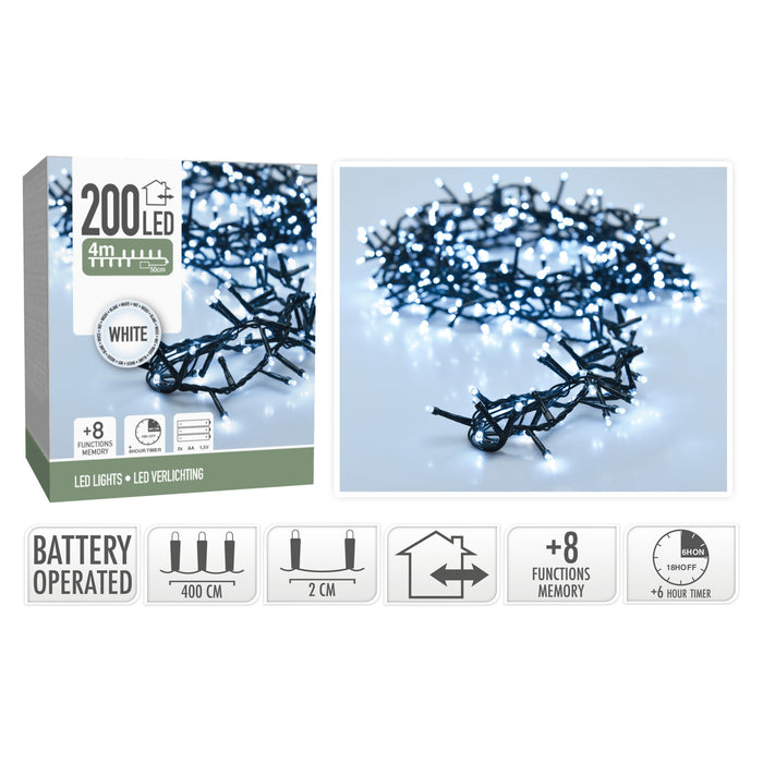 Koopman Snake Lights 200L White Bo