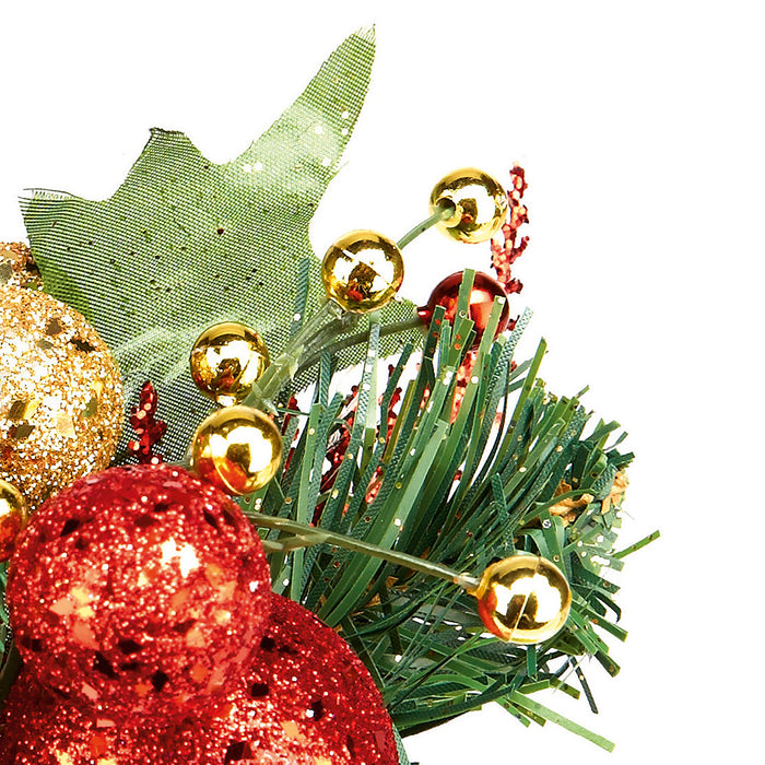 Premier Red & Gold Glitter Ball Pick (18cm)