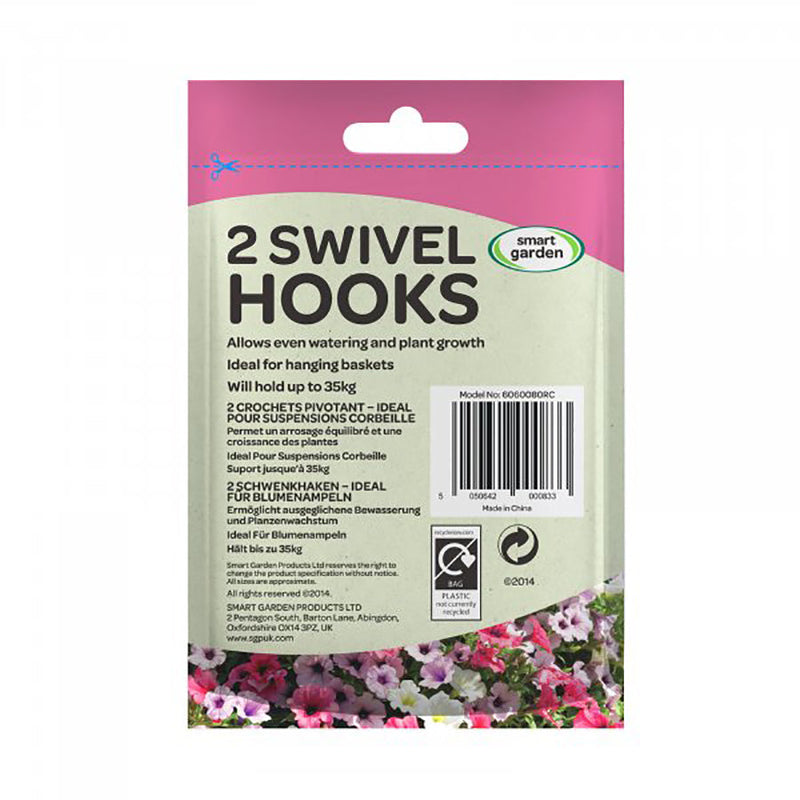 SmartGarden Swivel Hooks 2-PK