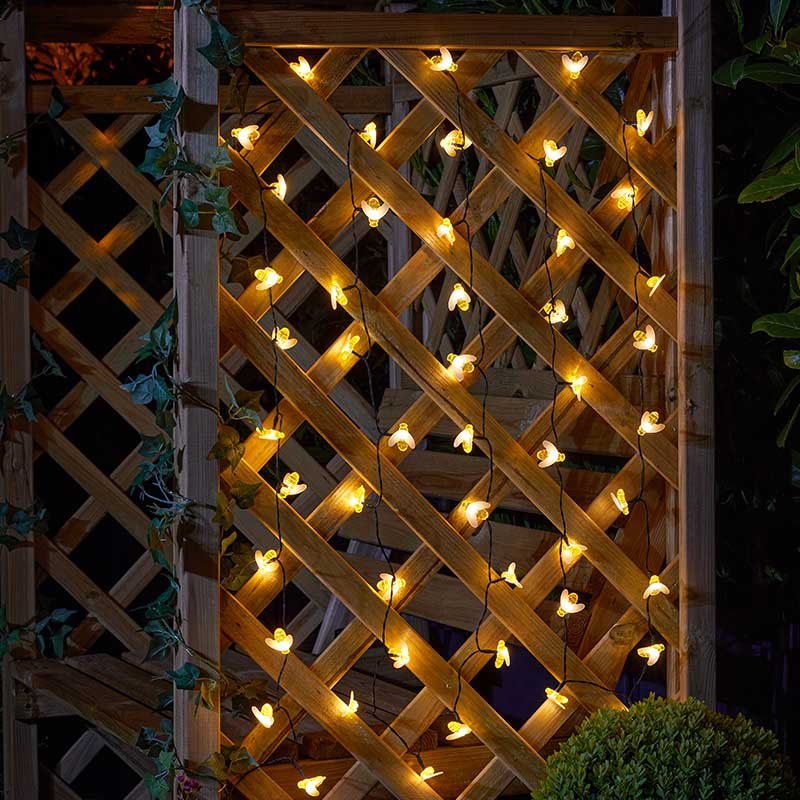 Smart Solar Buzzy Bee Lights - Set of 50
