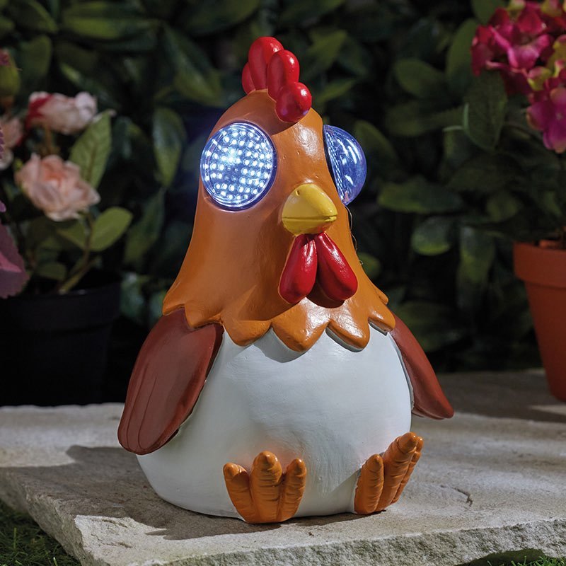 Smart Solar Blinkin' Rooster