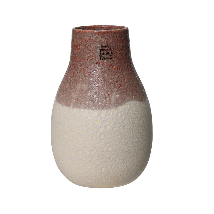 Kaemingk Vase Earthenware Reactive Glaze 16x24cm
