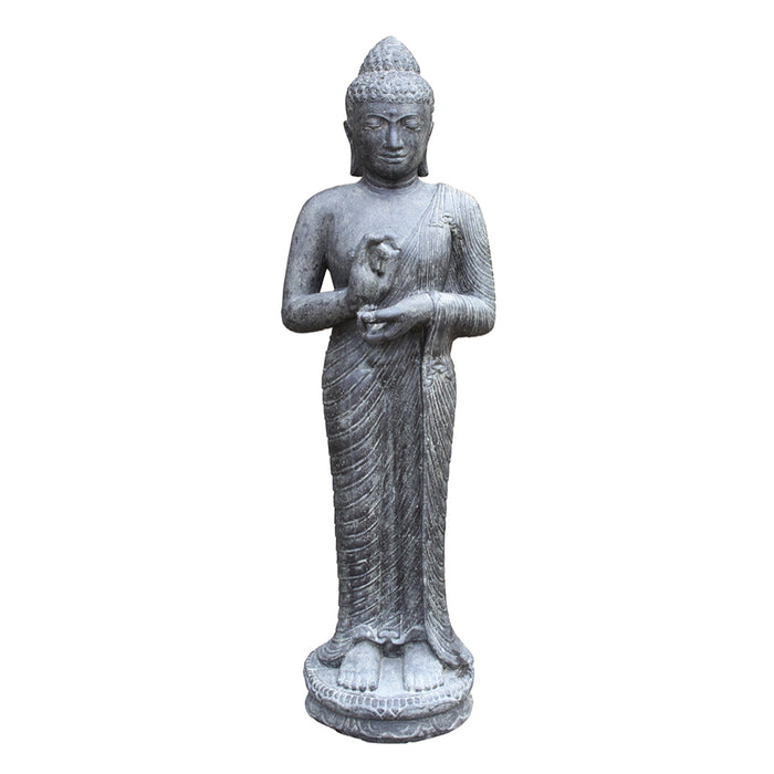 Standing Buddha 119cm Cast Stone