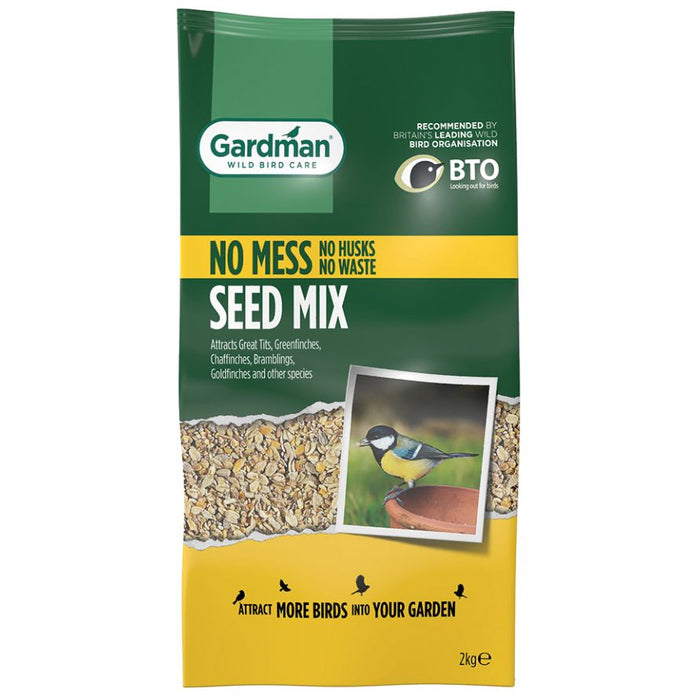 GARDMAN No Mess Seed Mix 2kg