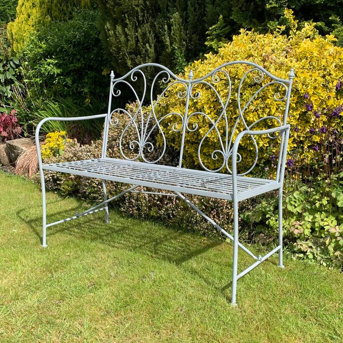 Minster 109cm Classic Grey 2-Seater Bench EX-DISPLAY