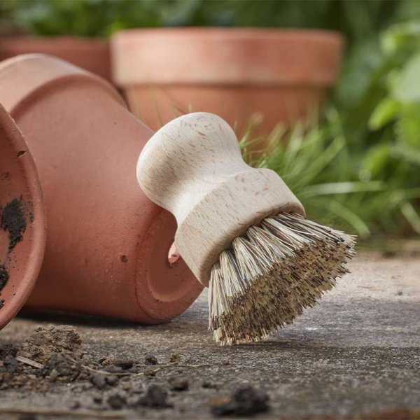 Smart Garden Pot & Tool Brush