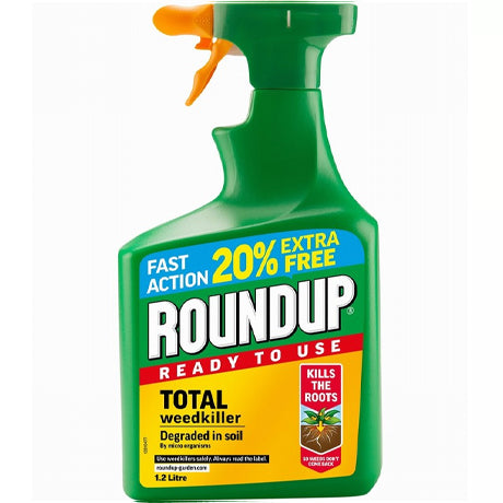 ROUNDUP Fast Action Ready to Use Weedkiller 1.2ltr + 20% Extra
