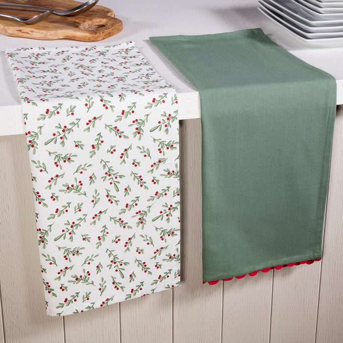 Premier  Hollyberry Tea Towel Set Of 2 (45 X 65cm)