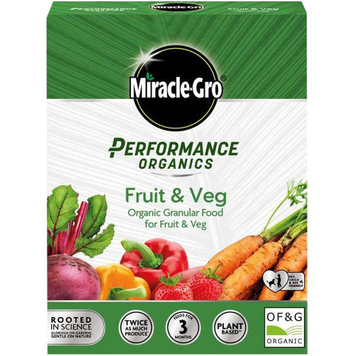Miracle-Gro Performance Organics Fruit & Veg Granular Plant Food 1kg