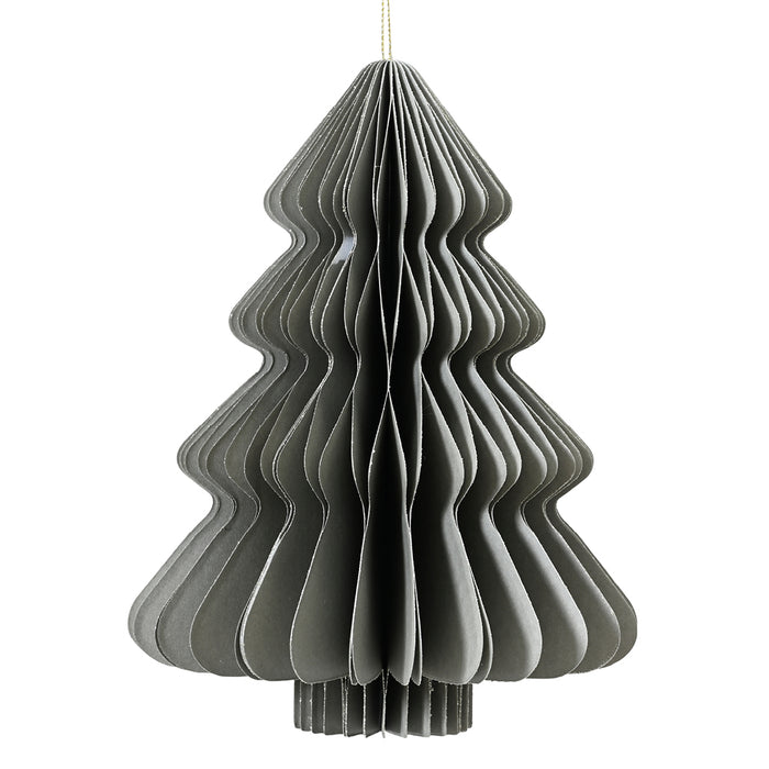 Kaemingk Grey Paper Magnet Tree (15cm)