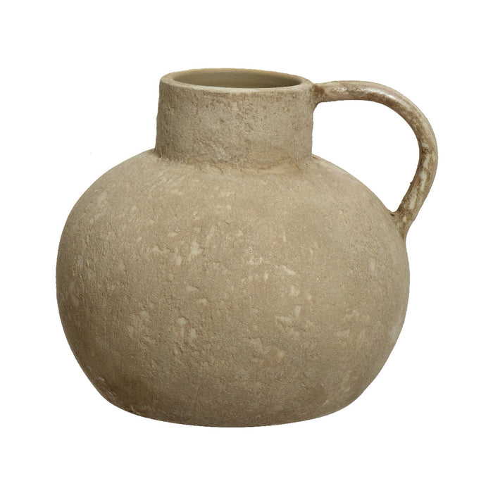 Kaemingk Jug Terracotta Round 22x20cm