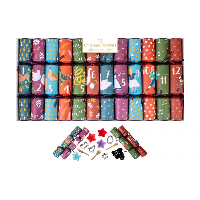 RSW 12X12" 12 Days Of Christmas Crackers