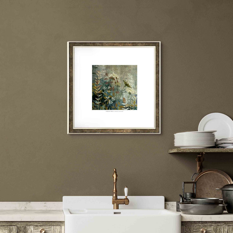 Gallery Perception Framed Art 520x20x520mm Blue / Green